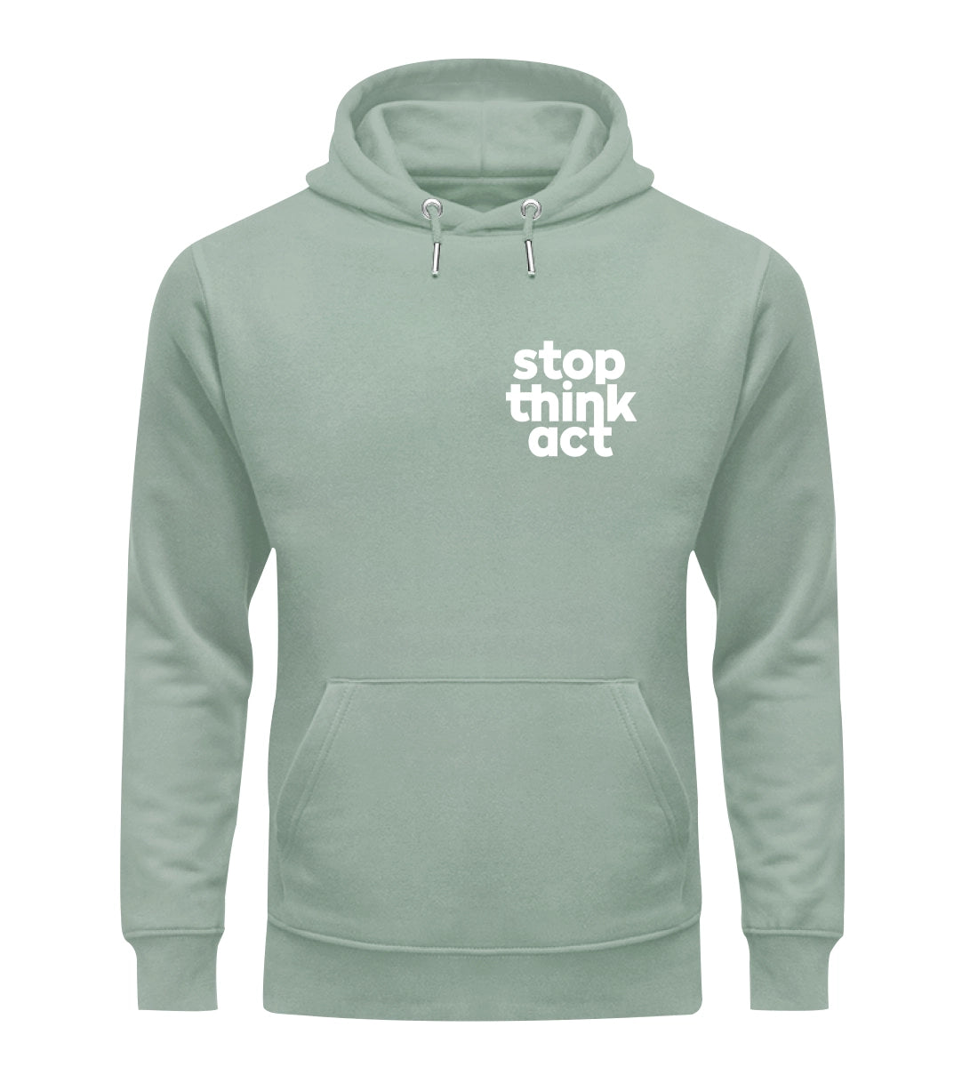 Stop Think Act - Bio Hoodie