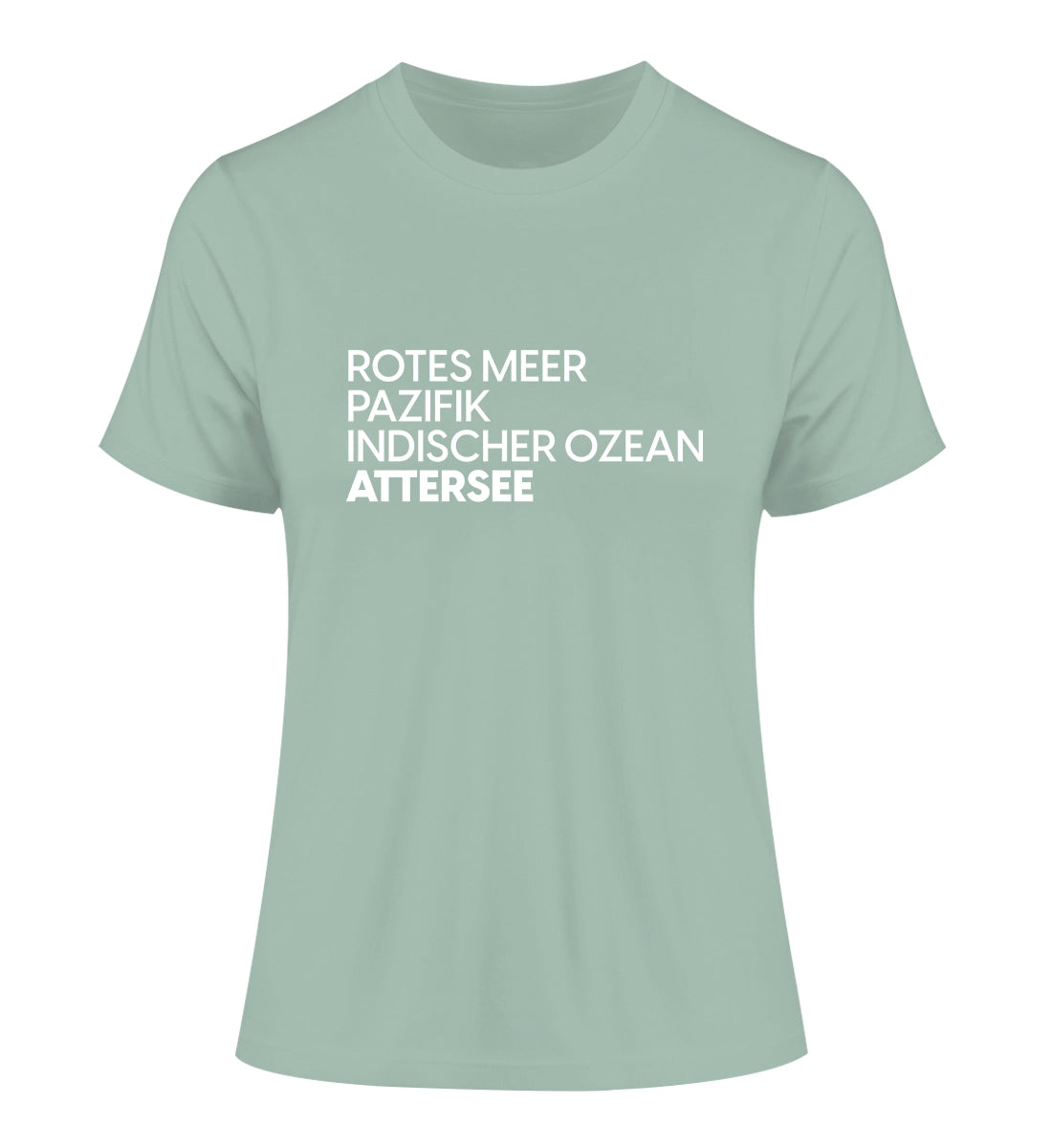 Attersee 🇦🇹 - 100 % Bio Frauen Fitted T-Shirt