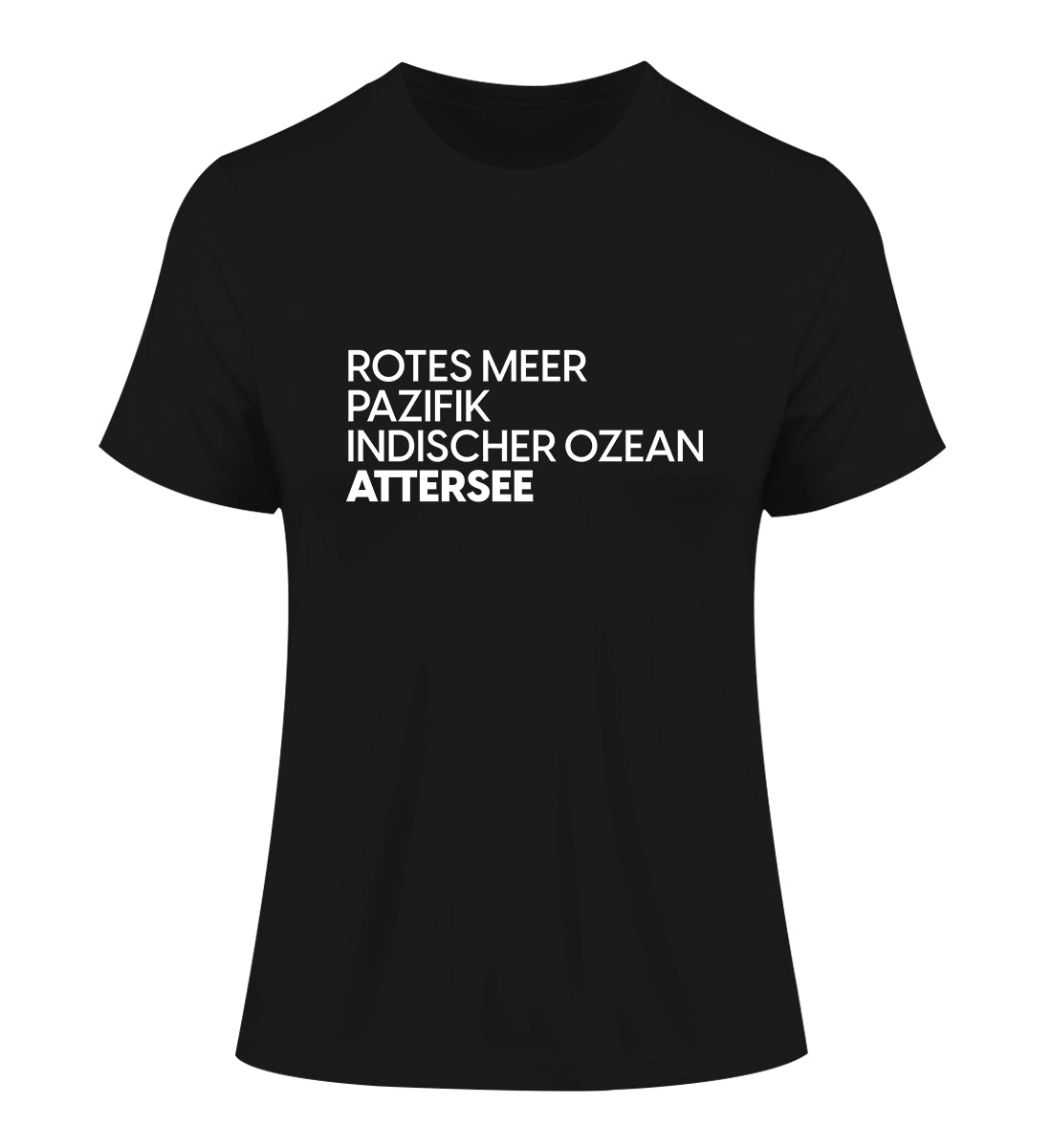 Attersee 🇦🇹 - 100 % Bio Frauen Fitted T-Shirt