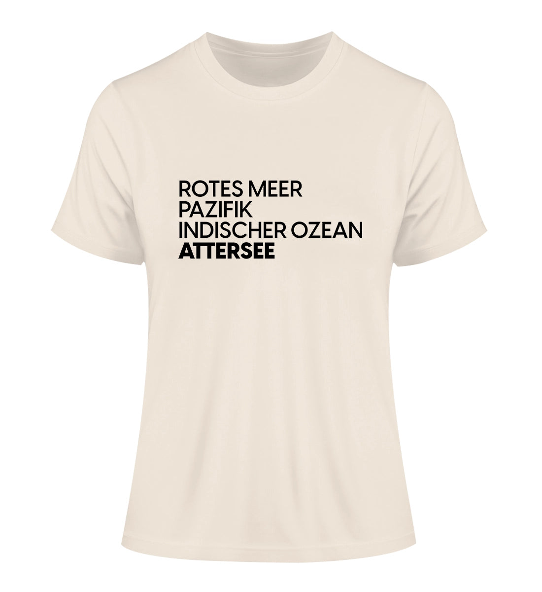 Attersee 🇦🇹 - 100 % Bio Frauen Fitted T-Shirt
