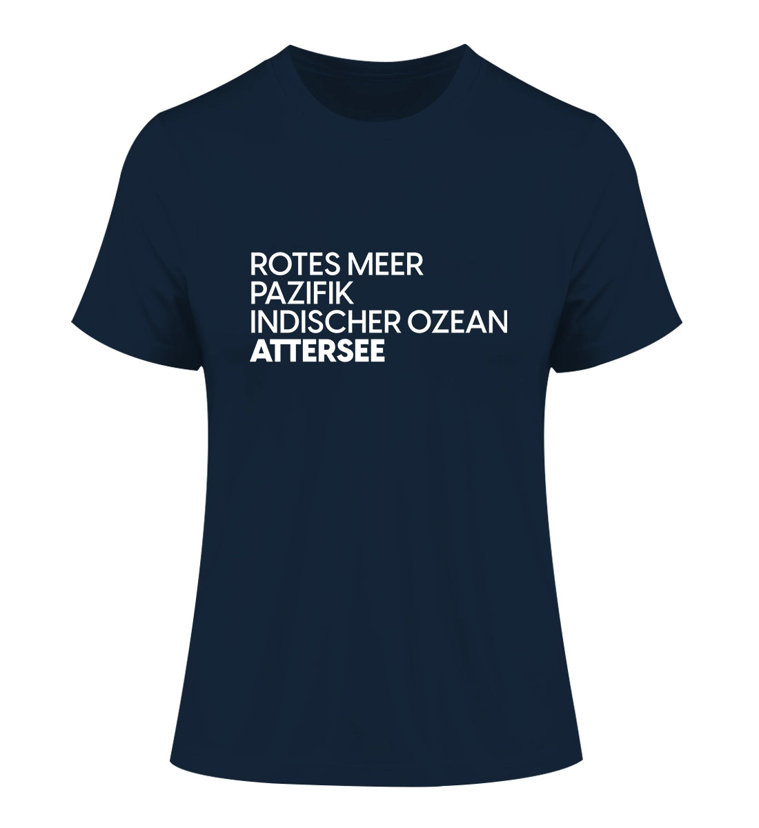 Attersee 🇦🇹 - 100 % Bio Frauen Fitted T-Shirt