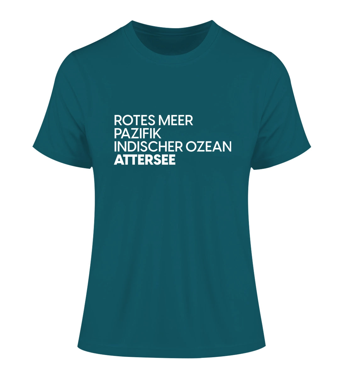 Attersee 🇦🇹 - 100 % Bio Frauen Fitted T-Shirt