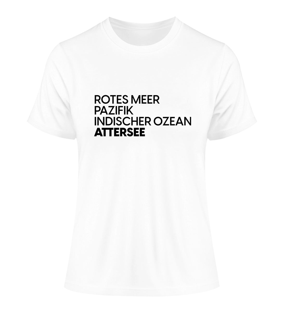 Attersee 🇦🇹 - 100 % Bio Frauen Fitted T-Shirt