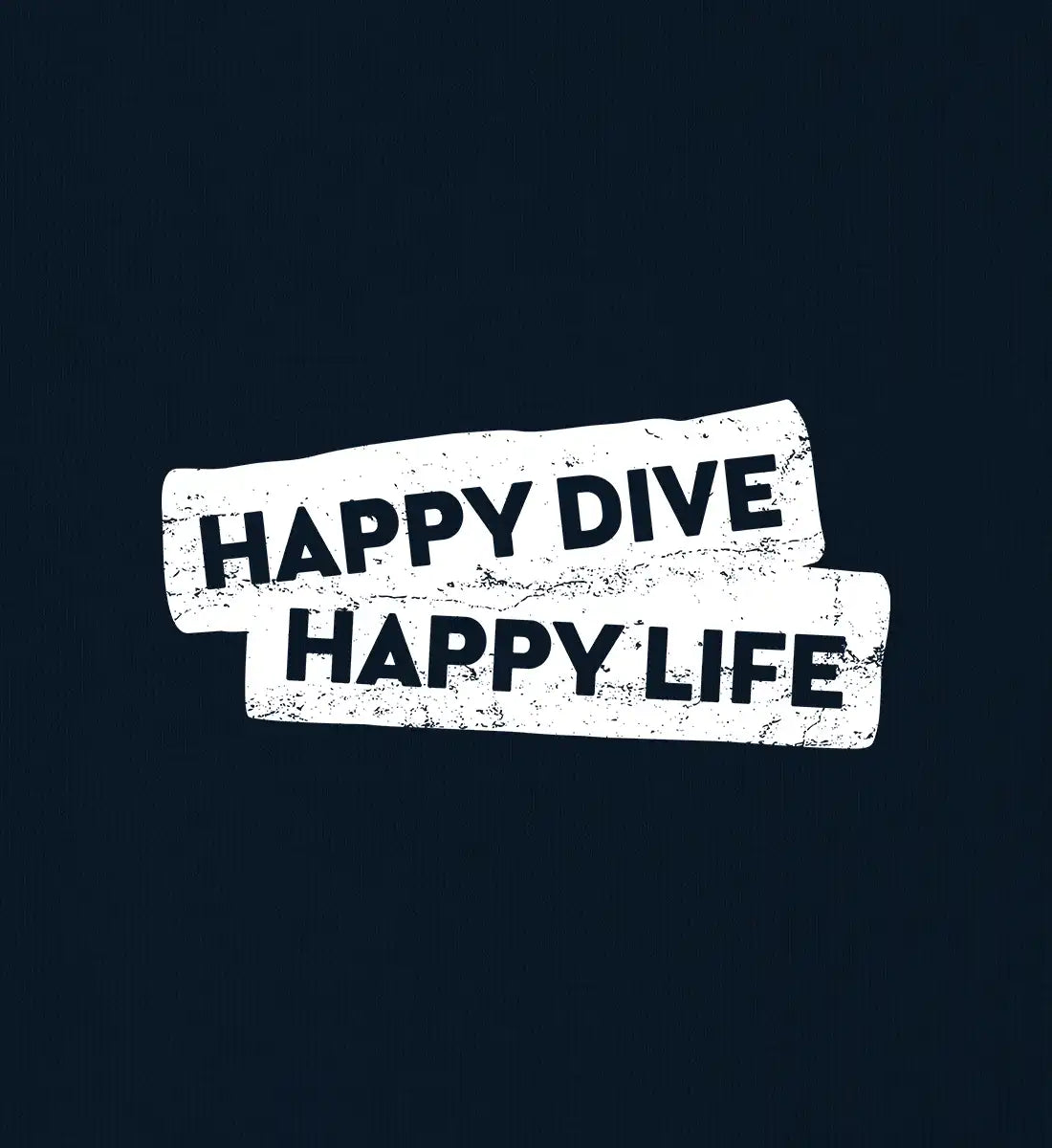 Happy Dive Happy Life - Bio Zip Hoodie