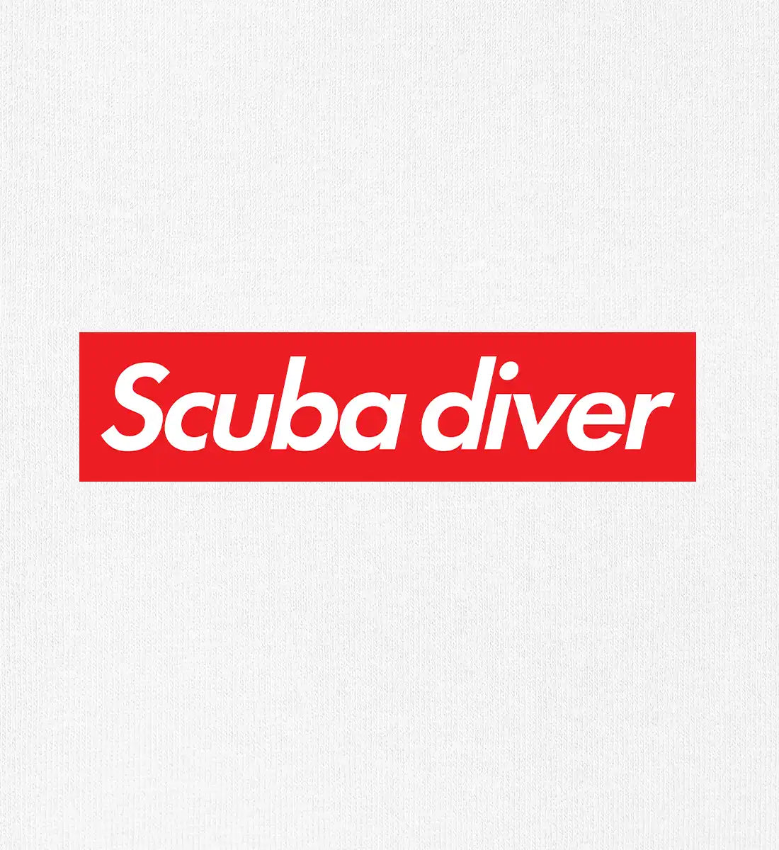 Scuba diver - 100 % Bio Oversized T-Shirt