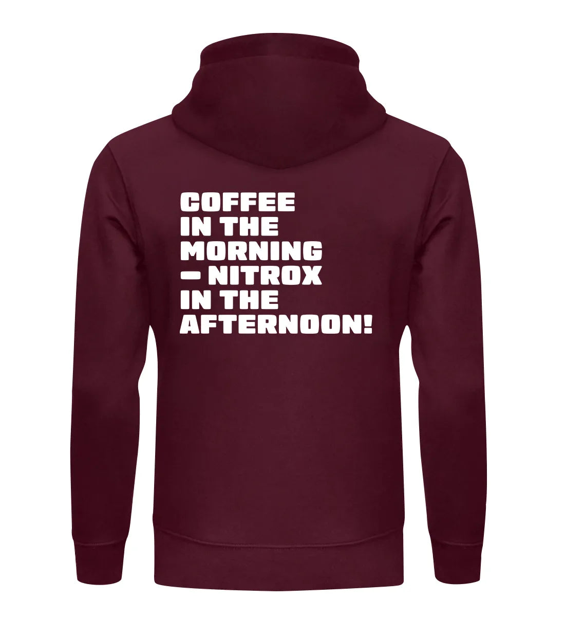 Coffee in the morning Backprint - Bio Hoodie