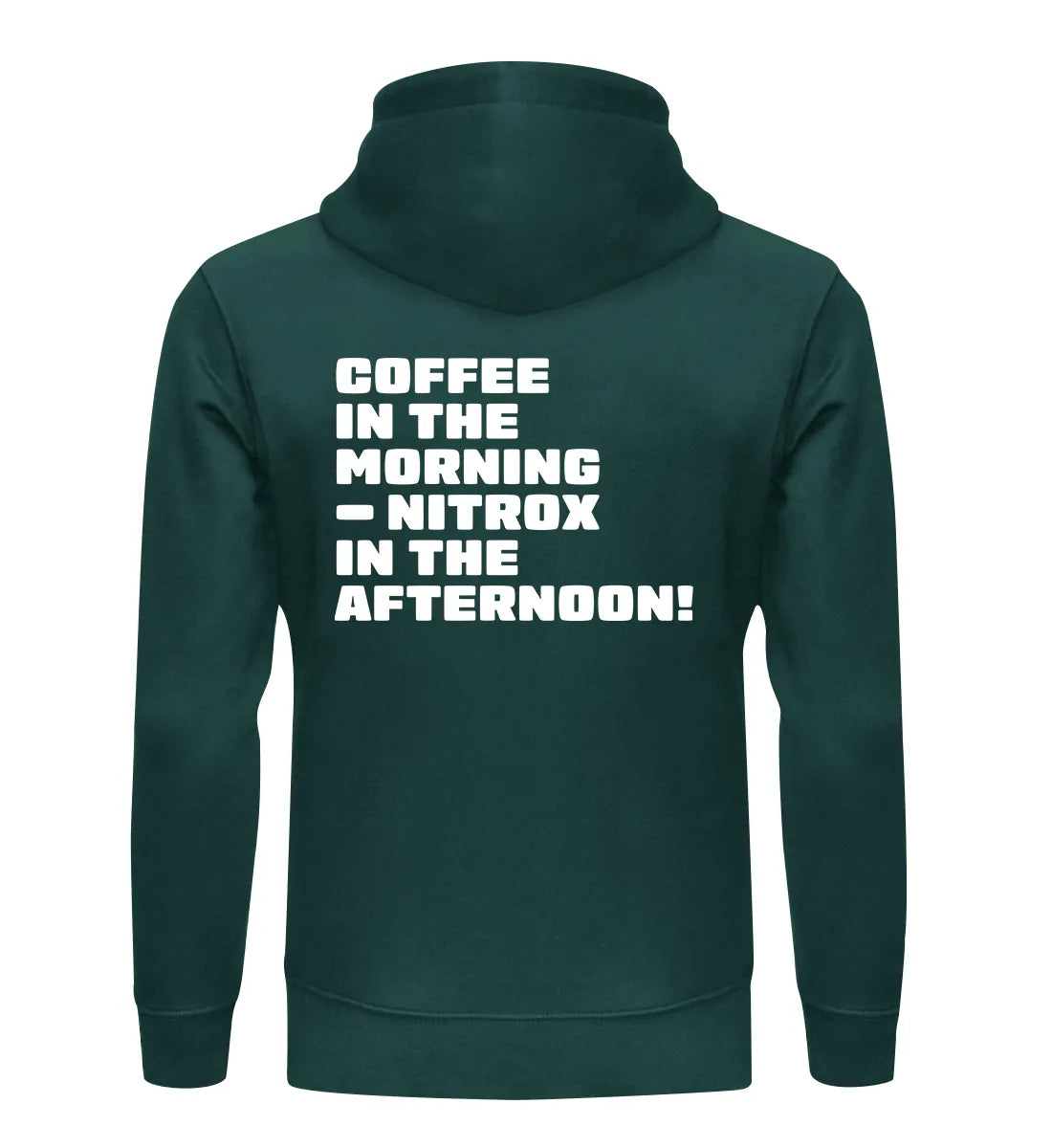 Coffee in the morning Backprint - Bio Hoodie