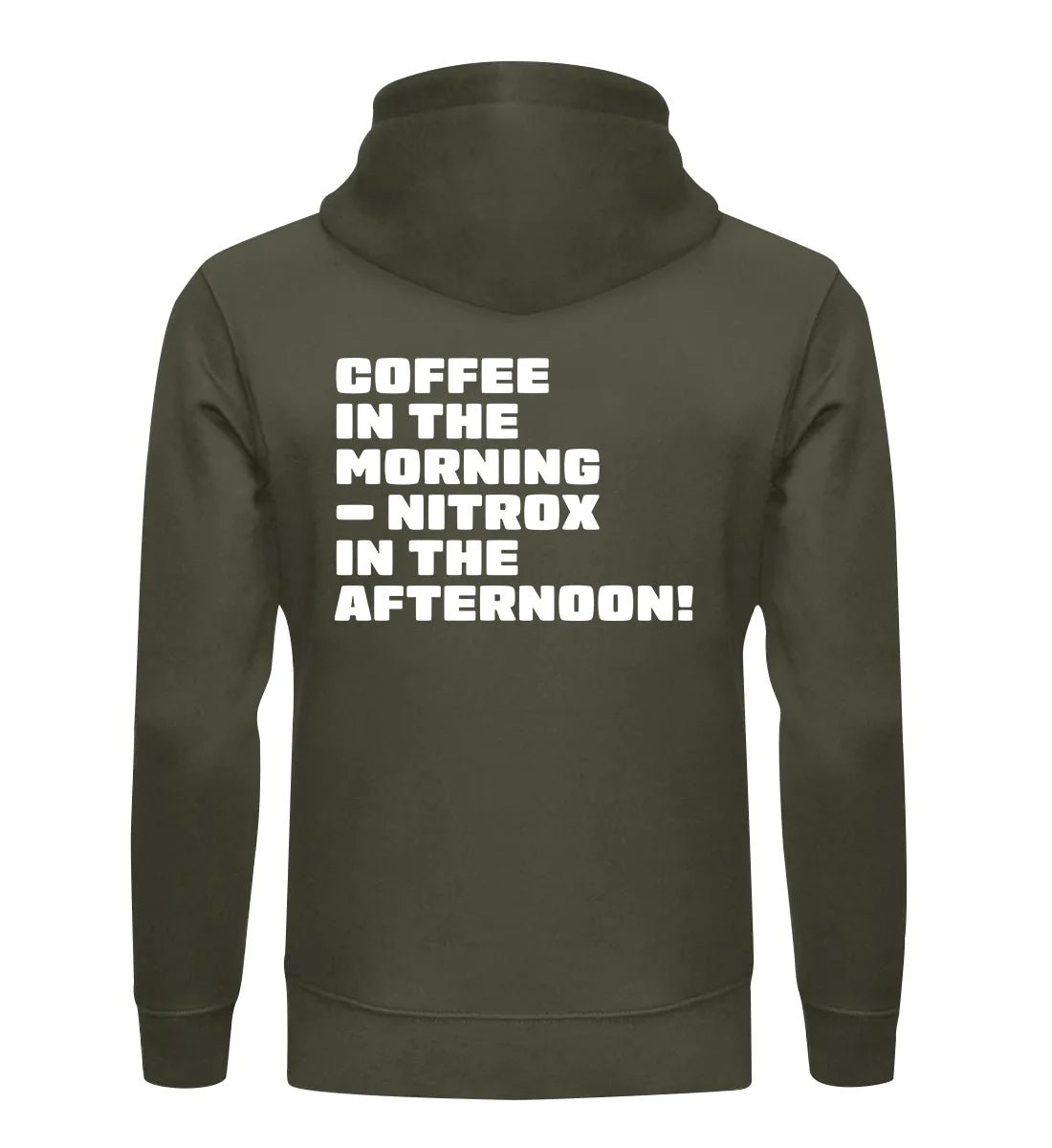 Coffee in the morning Backprint - Bio Hoodie