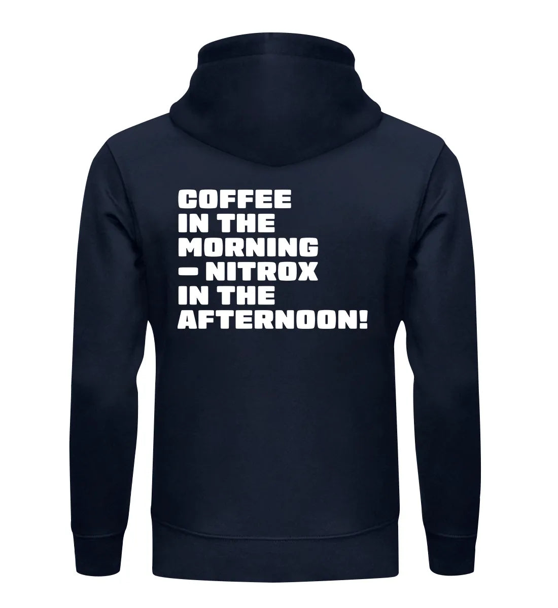 Coffee in the morning Backprint - Bio Hoodie