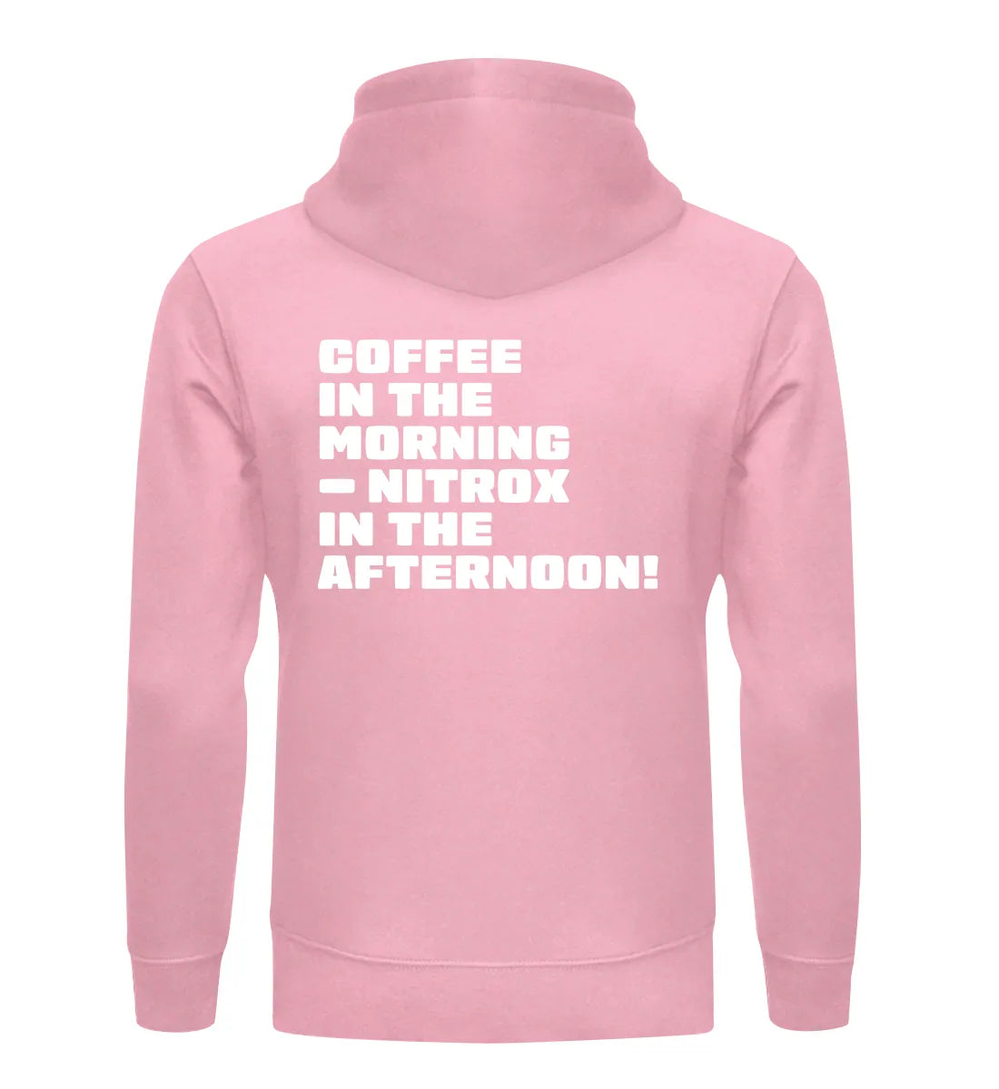 Coffee in the morning Backprint - Bio Hoodie