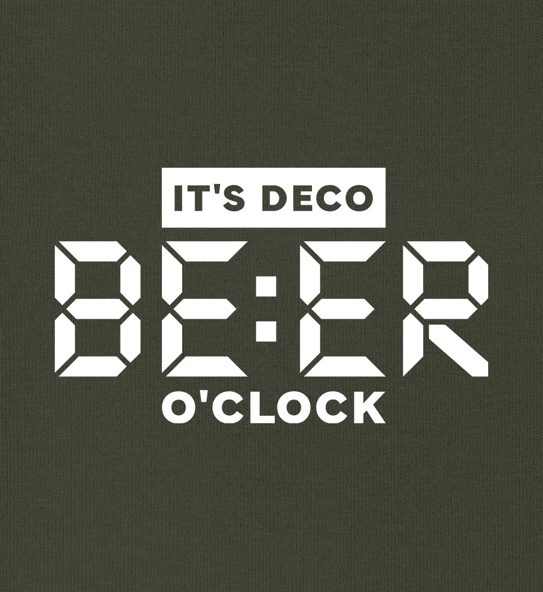 Deco Beer O'Clock - Bio Hoodie