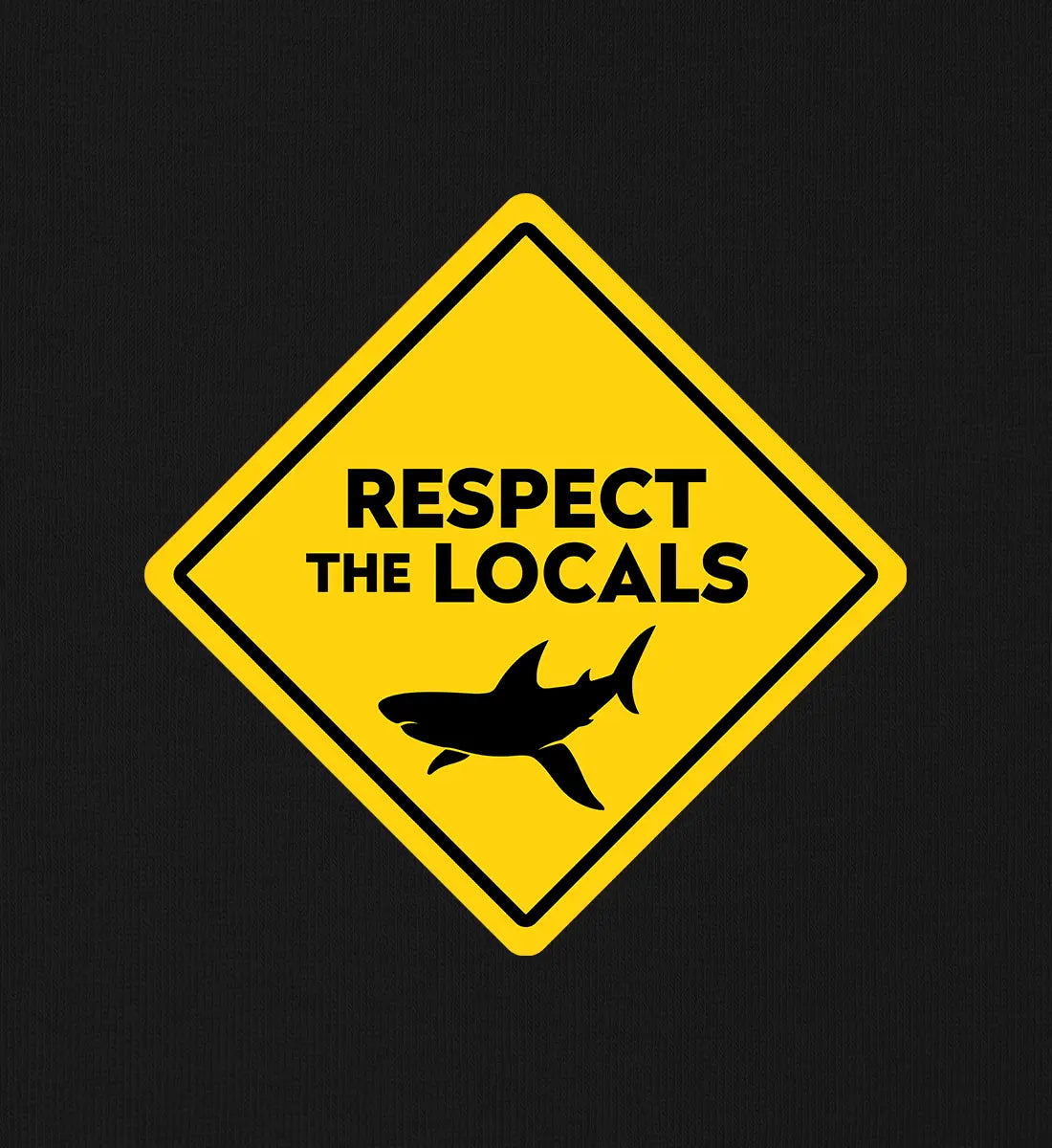 Respect the Locals / sharks - 100 % Bio T-Shirt