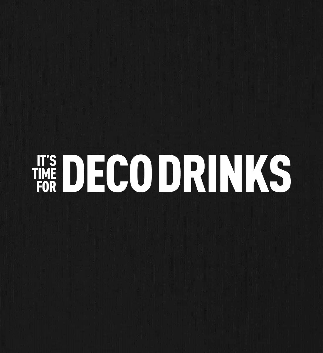 Deco Drinks - 100 % Bio Oversized T-Shirt