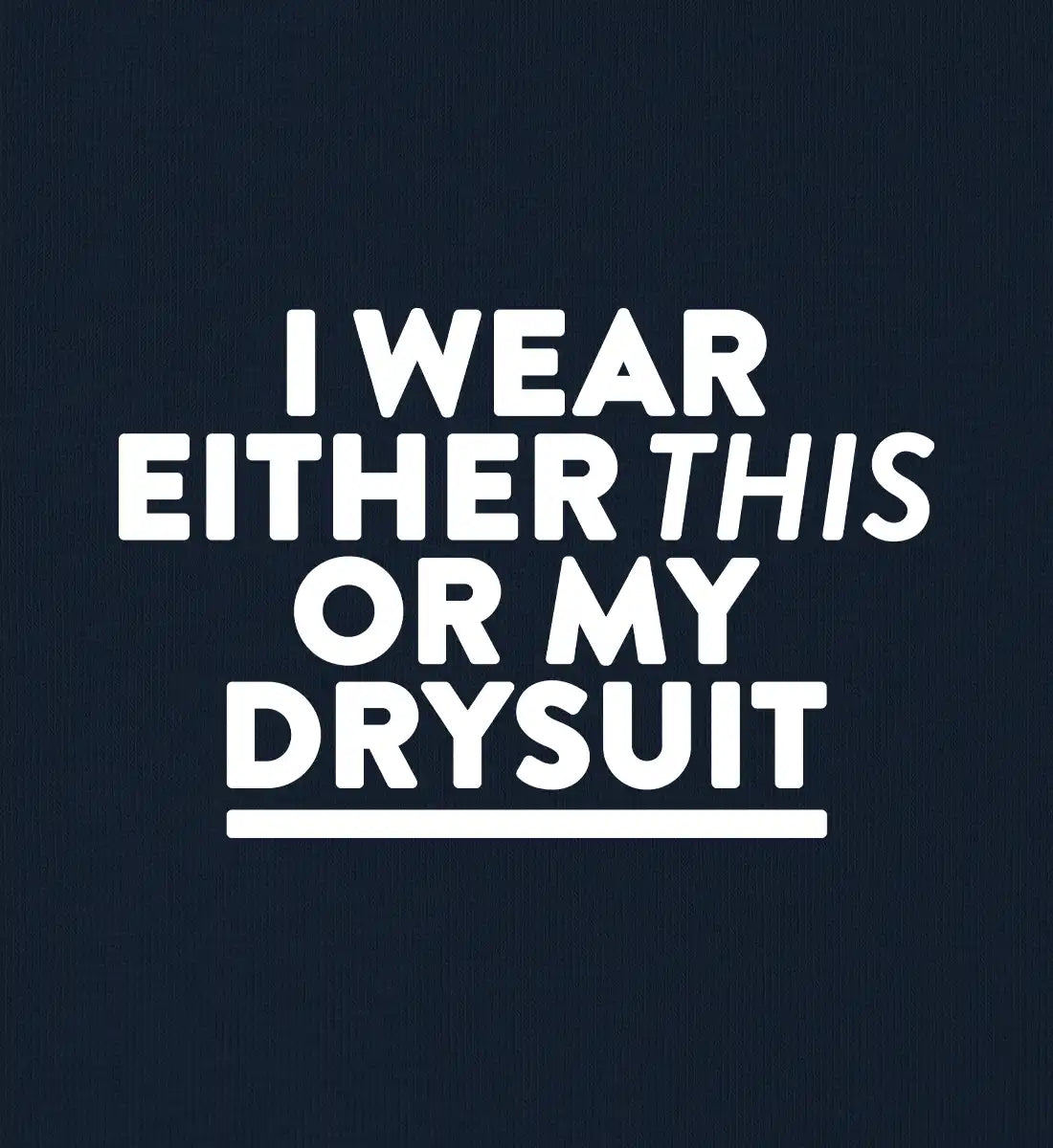 Drysuit - 100 % Bio Oversized T-Shirt