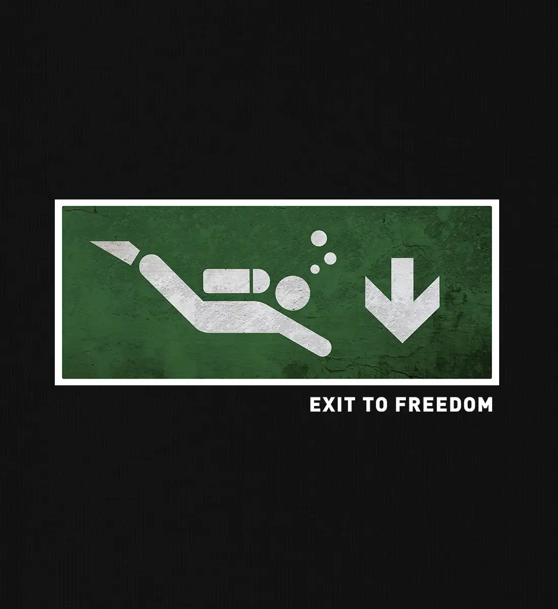 Exit to Freedom - 100 % Bio Frauen Fitted T-Shirt