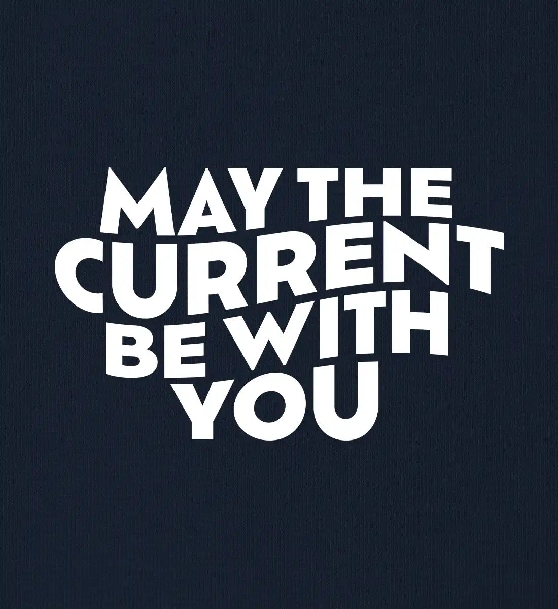 May the Current Backprint - 100 % Bio Oversized T-Shirt