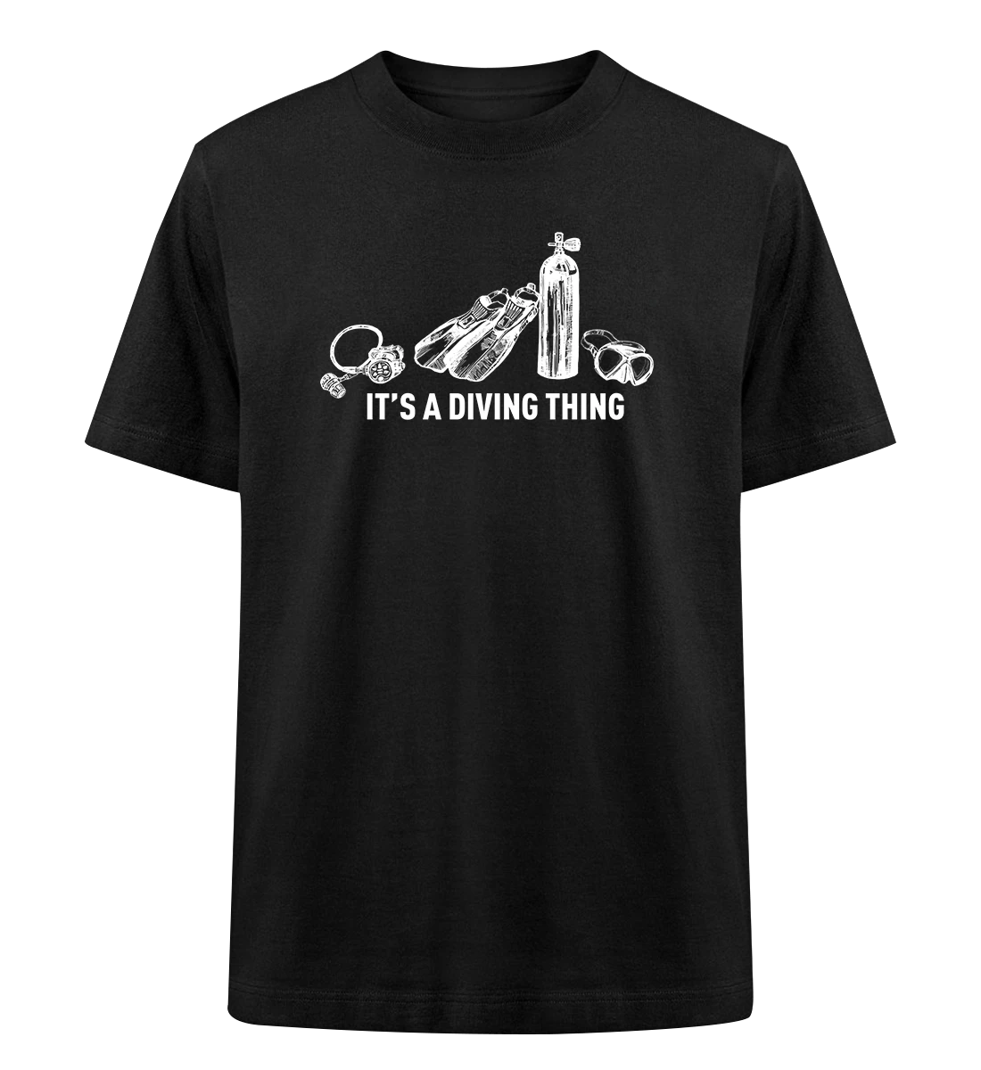 Diving Thing - 100 % Bio Oversized T-Shirt
