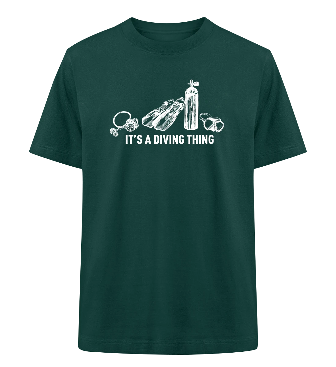 Diving Thing - 100 % Bio Oversized T-Shirt