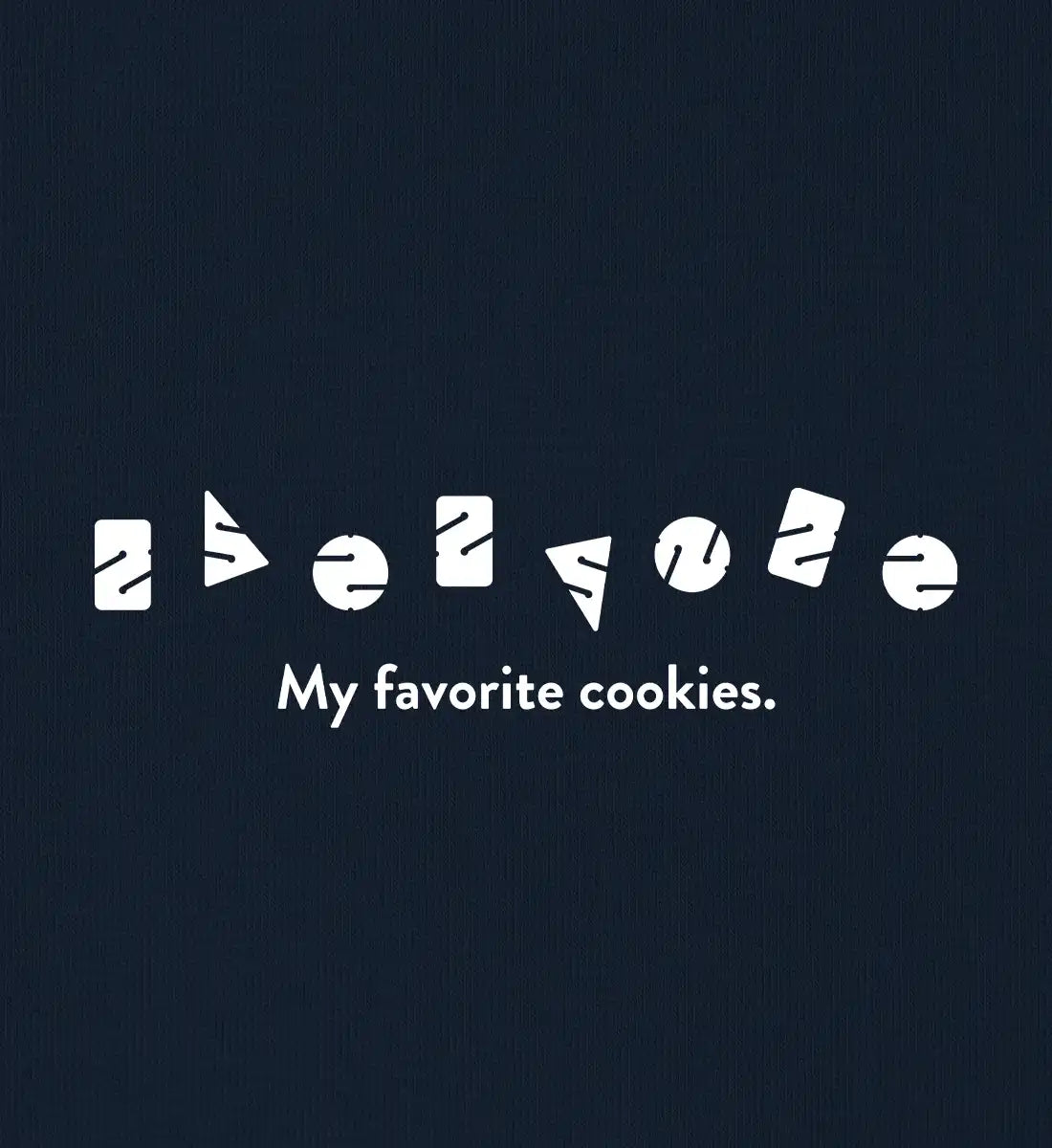 My favorite cookies - 100 % Bio Oversized T-Shirt