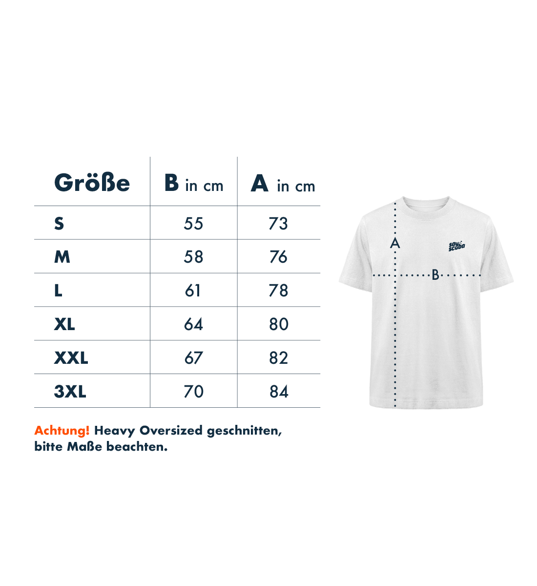 Tauchen - 100 % Bio Oversized T-Shirt