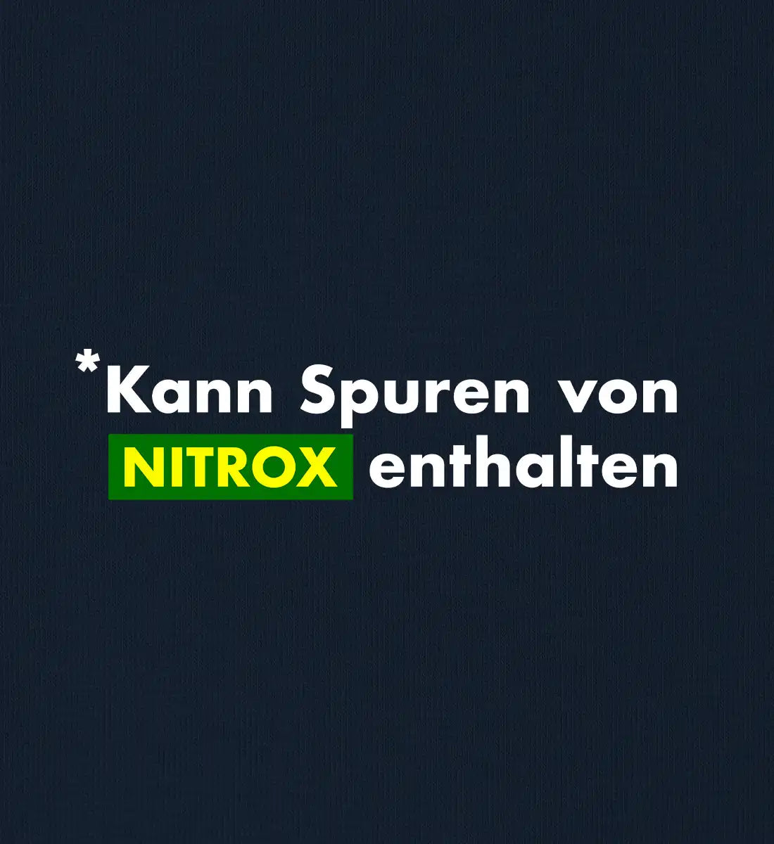Kann Spuren von Nitrox enthalten - 100 % Bio Oversized T-Shirt
