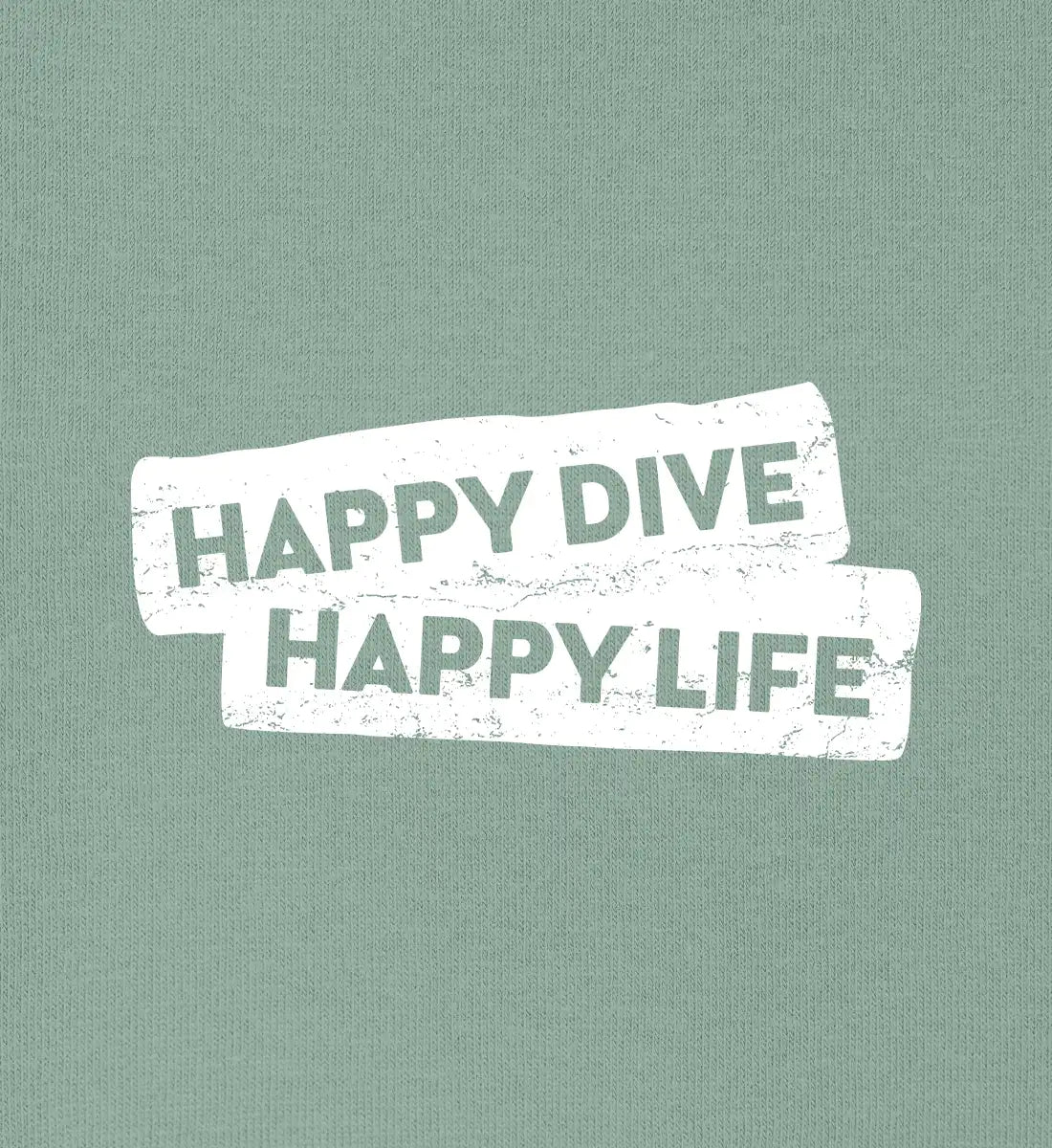 Happy Dive Happy Life - 100 % Bio Frauen Fitted T-Shirt