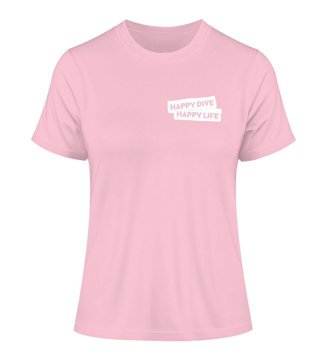 Happy Dive Happy Life - 100 % Bio Frauen Fitted T-Shirt