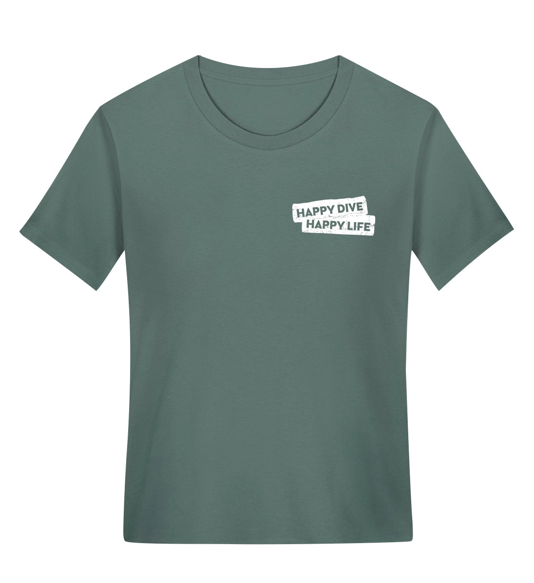 Happy Dive Happy Life - Bio Frauen T-Shirt
