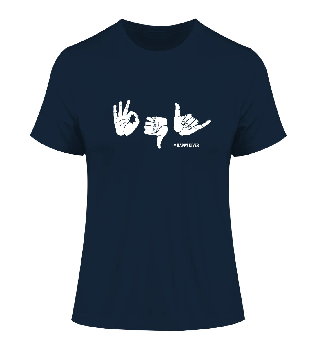 Happy Diver - 100 % Bio Frauen Fitted T-Shirt