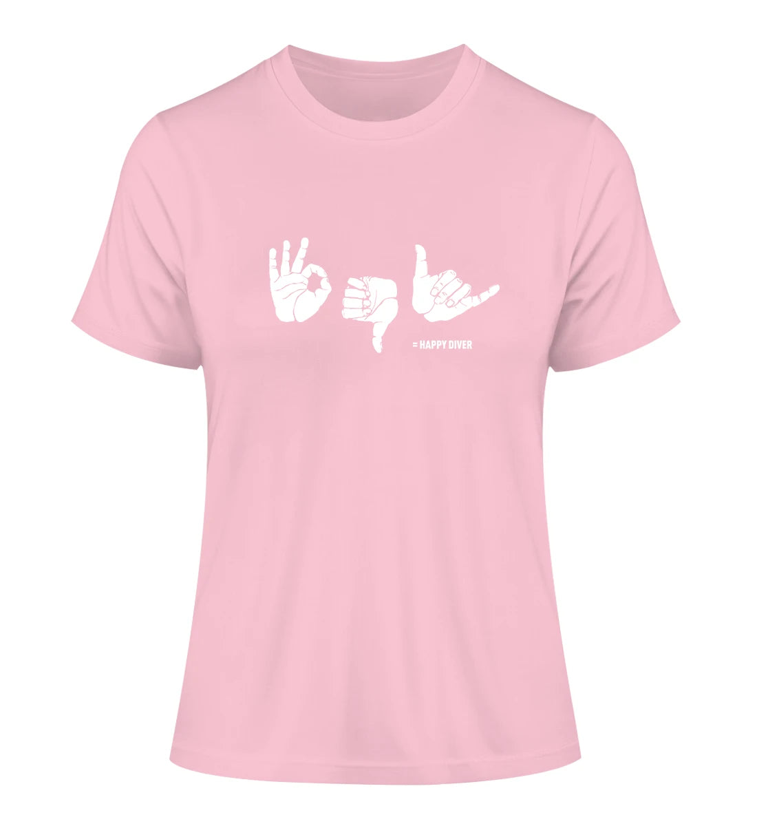 Happy Diver - 100 % Bio Frauen Fitted T-Shirt