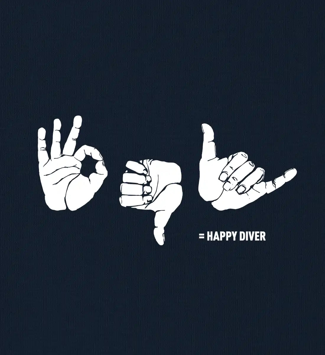 Happy Diver - 100 % Bio Oversized T-Shirt
