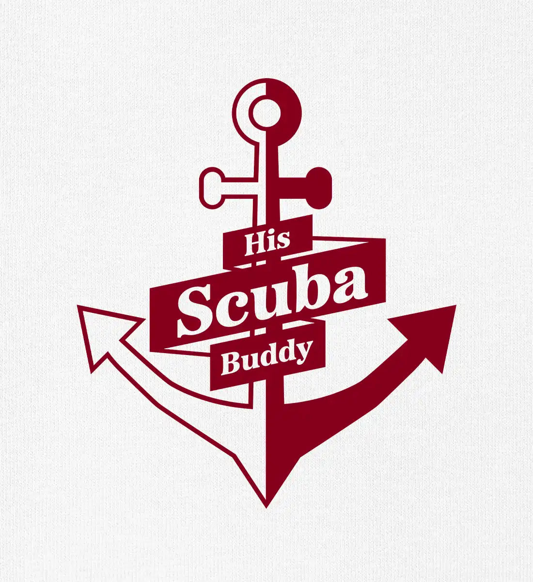 His Scuba Buddy - 100 % Bio T-Shirt