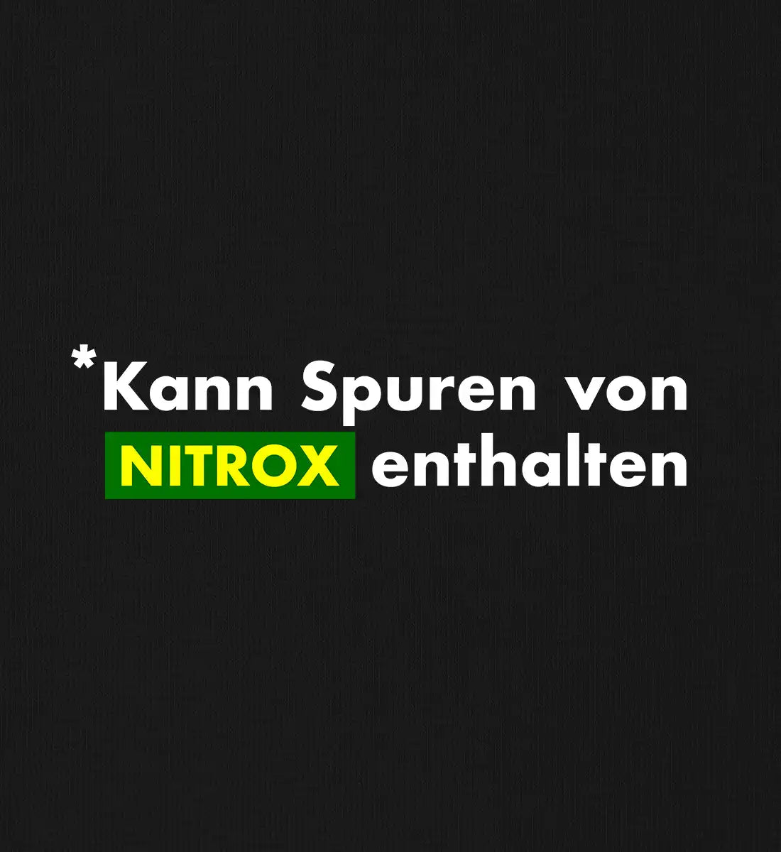 Kann Spuren von Nitrox enthalten - 100 % Bio T-Shirt