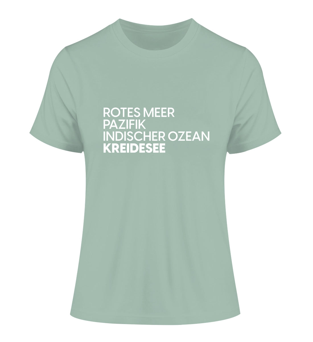 Kreidesee 🇩🇪 - 100 % Bio Frauen Fitted T-Shirt