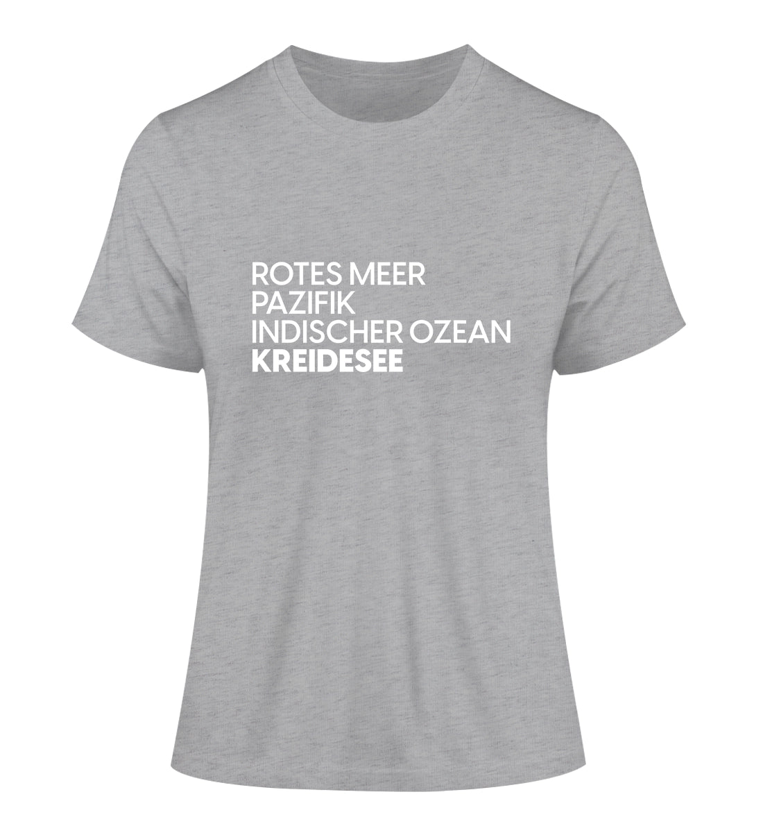 Kreidesee 🇩🇪 - 100 % Bio Frauen Fitted T-Shirt