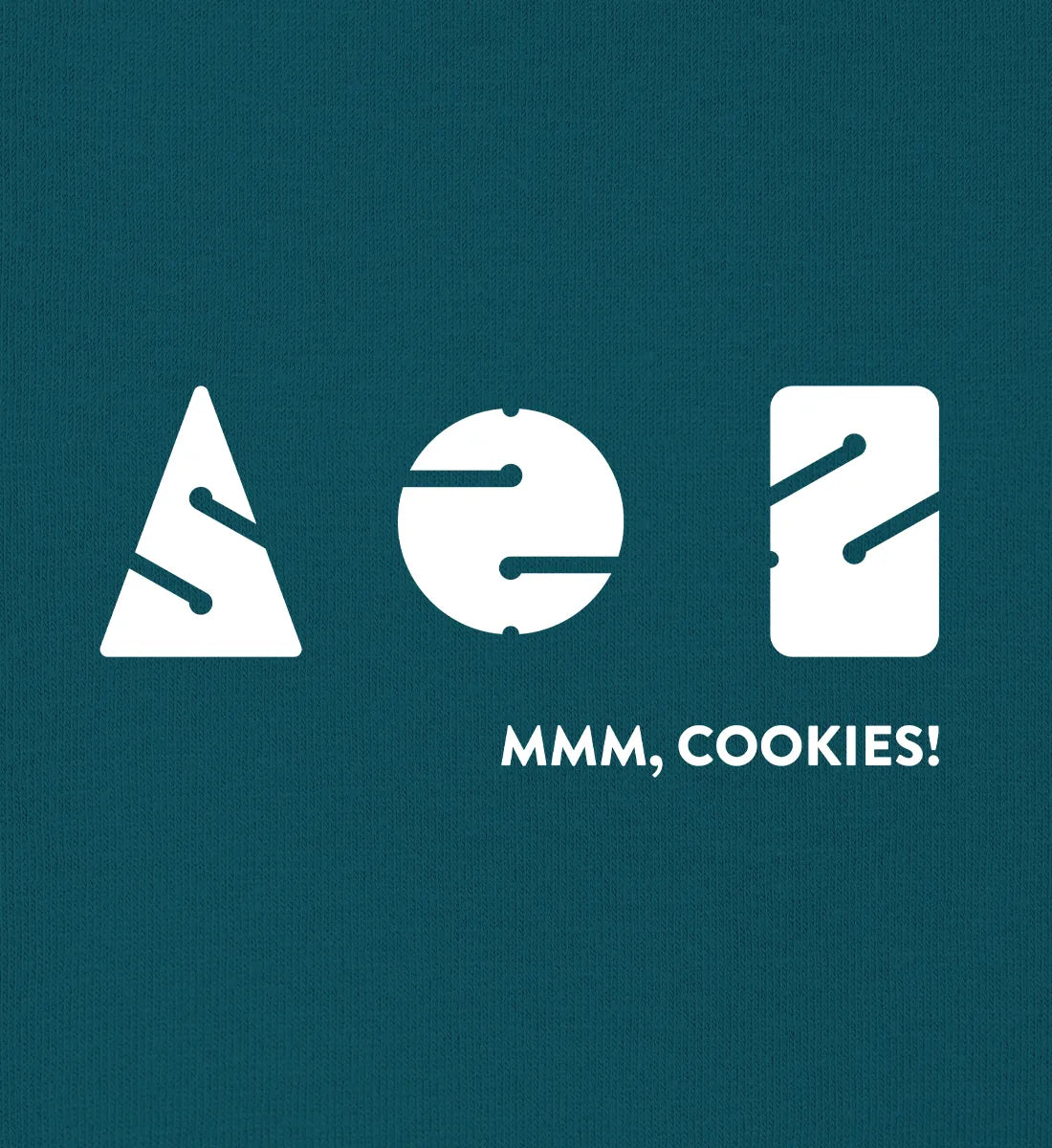 Mmm, Cookies! - 100 % Bio Frauen Fitted T-Shirt