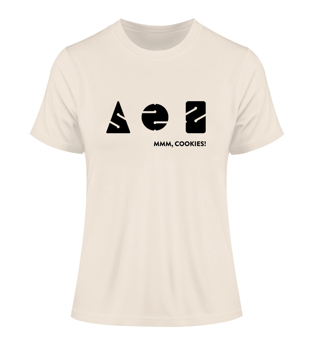 Mmm, Cookies! - 100 % Bio Frauen Fitted T-Shirt