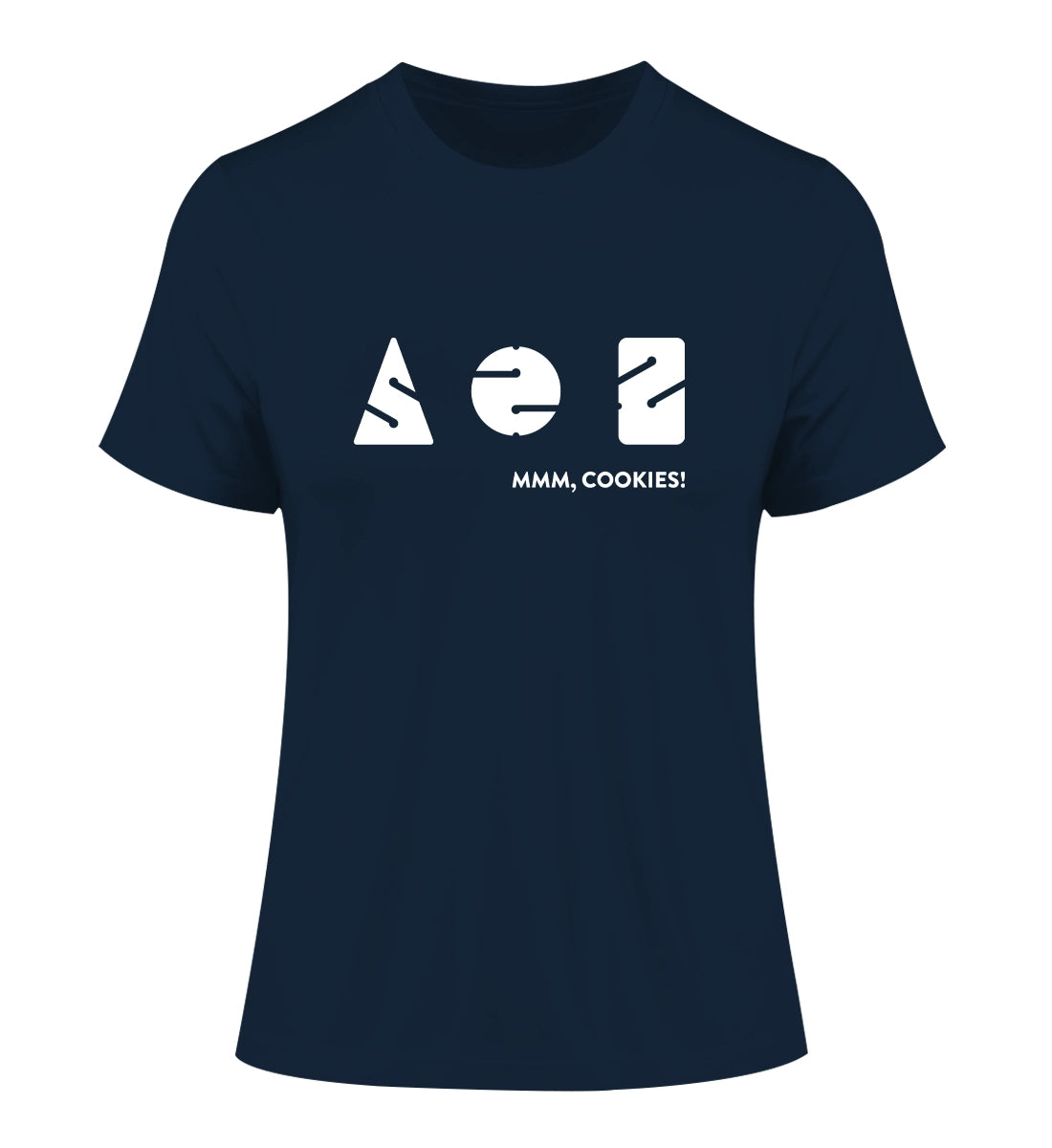 Mmm, Cookies! - 100 % Bio Frauen Fitted T-Shirt