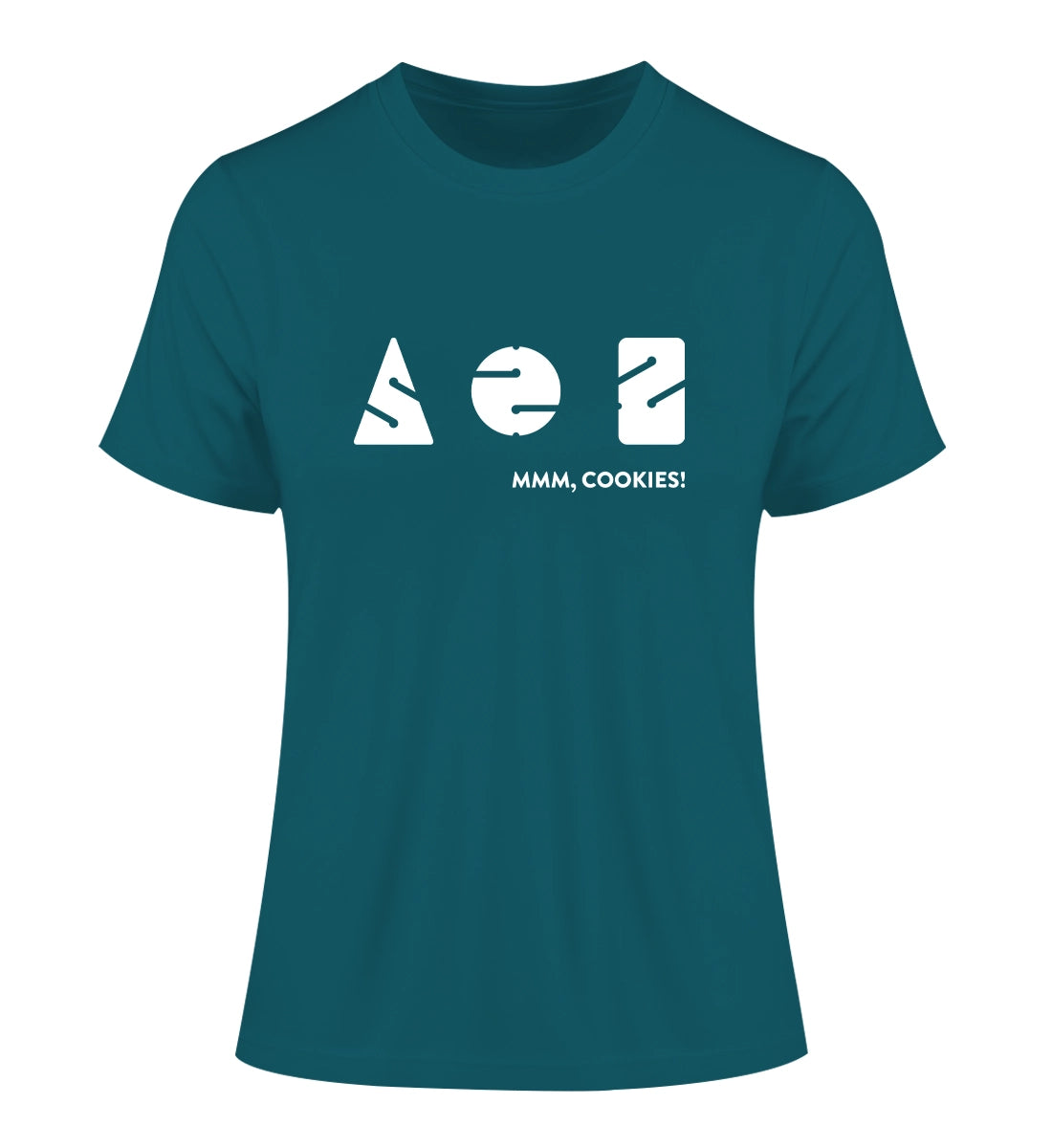 Mmm, Cookies! - 100 % Bio Frauen Fitted T-Shirt