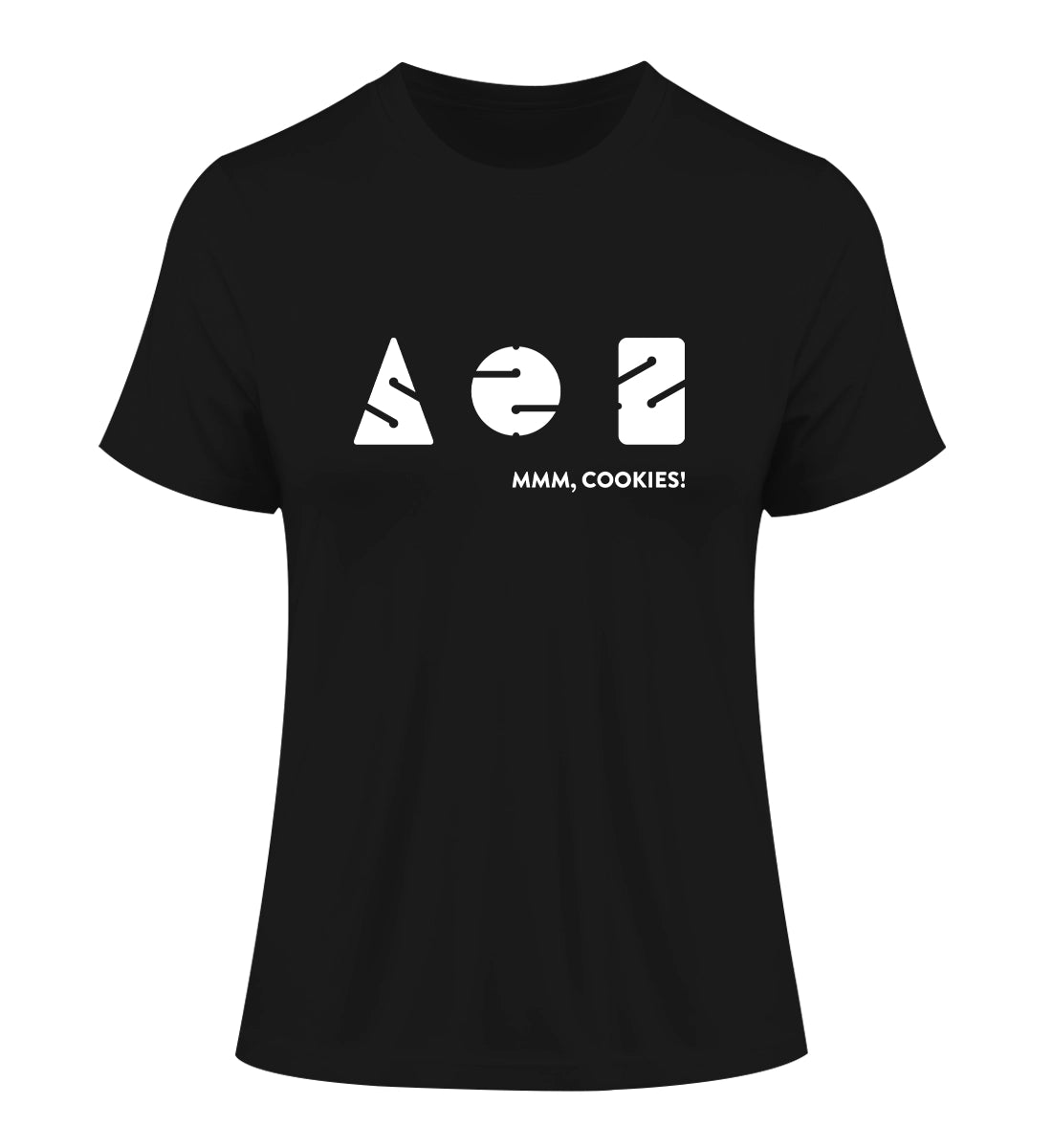 Mmm, Cookies! - 100 % Bio Frauen Fitted T-Shirt