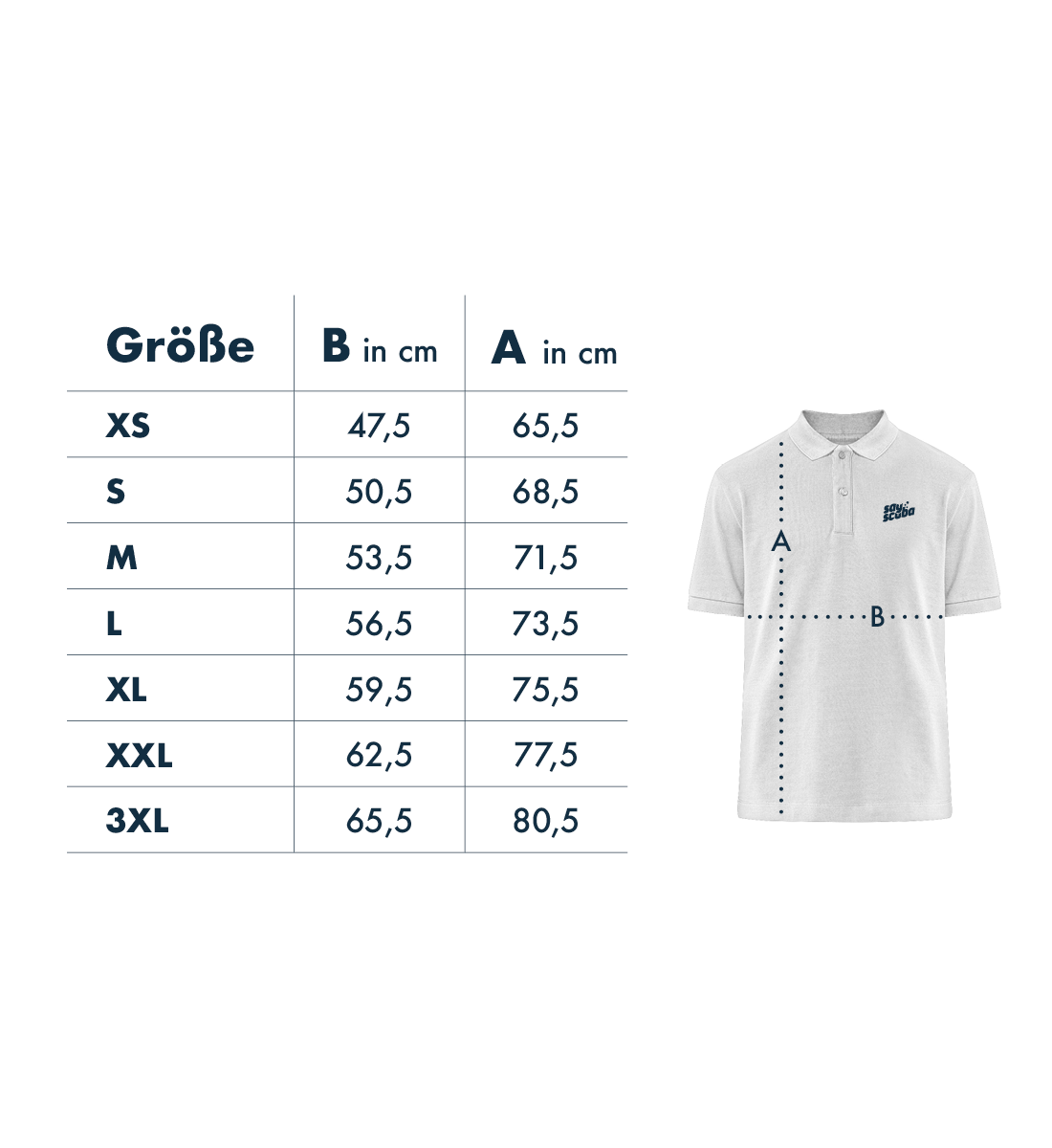 Alphaflagge gestickt - 100 % Bio Polo-Shirt mit Stick