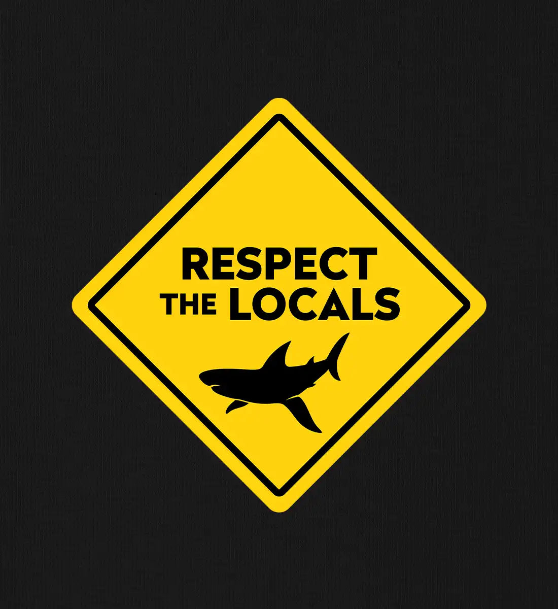 Respect the Locals / sharks - Bio Sweater