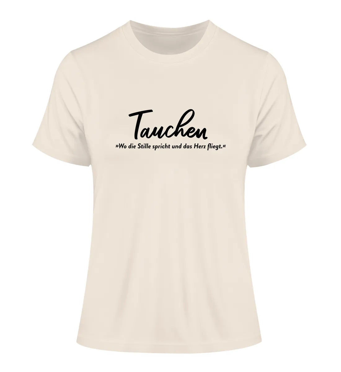 Tauchen Bedeutung - 100 % Bio Frauen Fitted T-Shirt