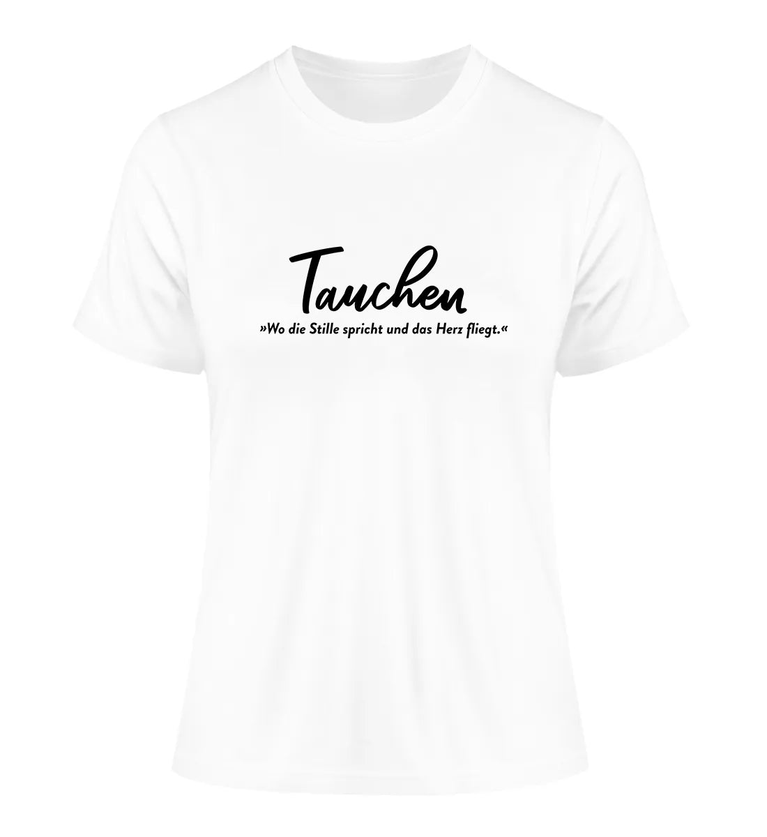 Tauchen Bedeutung - 100 % Bio Frauen Fitted T-Shirt