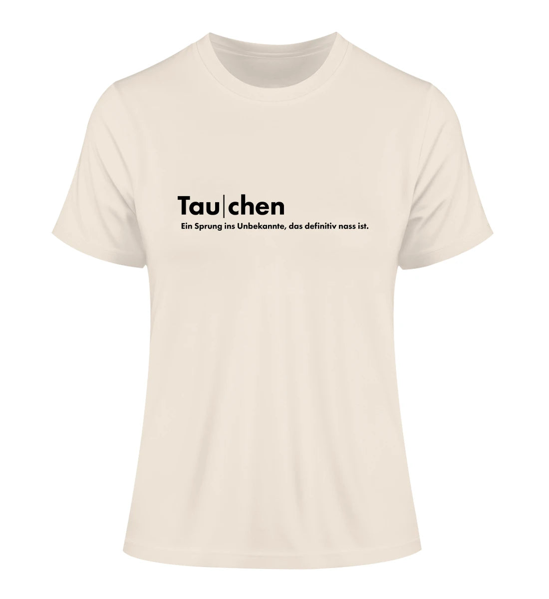 Tauchen - 100 % Bio Frauen Fitted T-Shirt