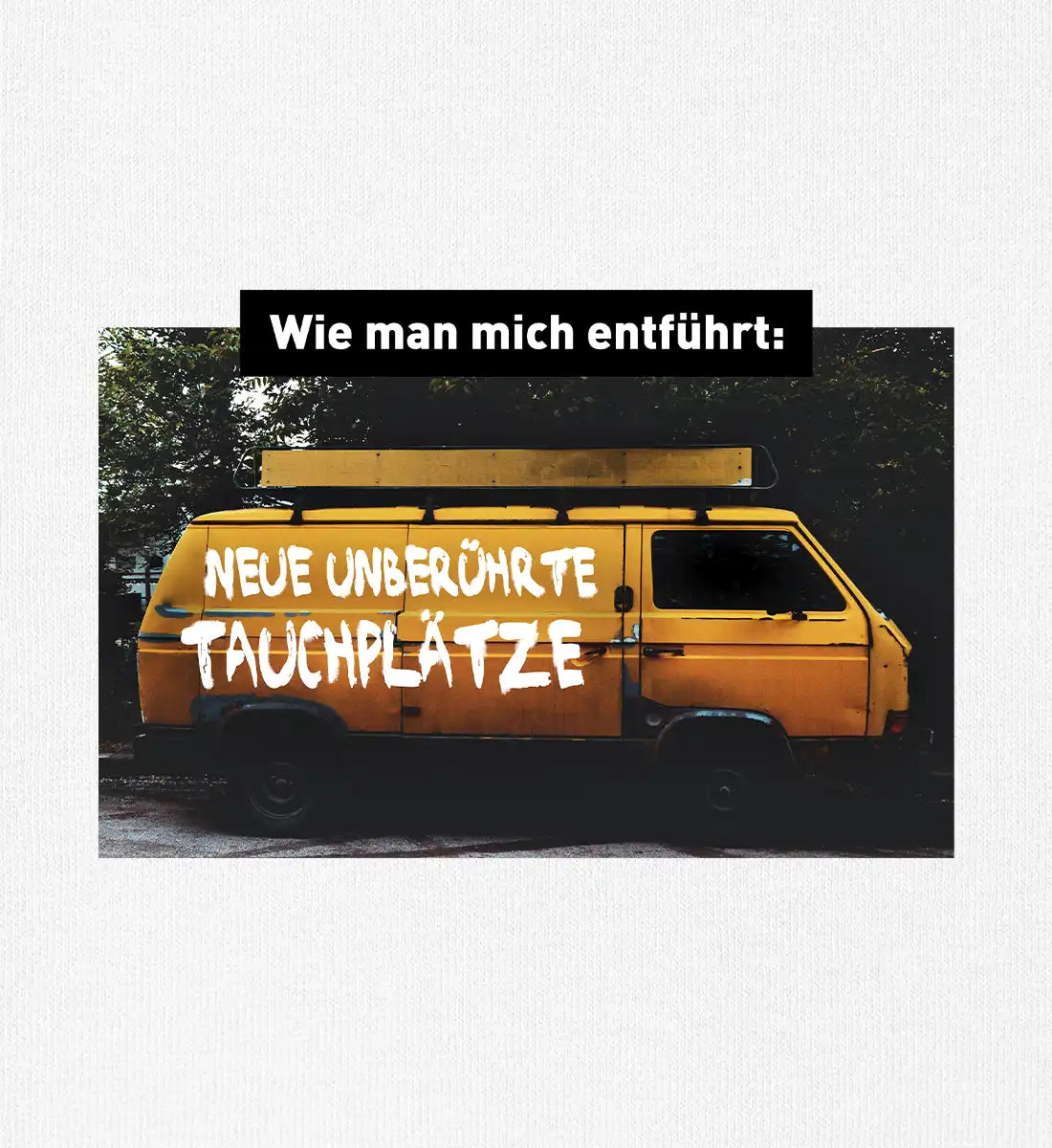 Wie man mich entführt - 100 % Bio Oversized T-Shirt
