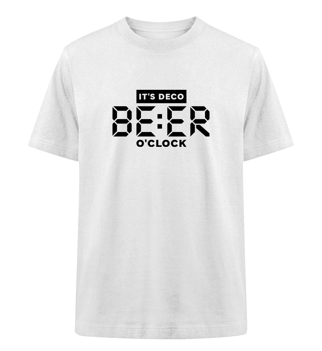 Deco Beer O'Clock - 100 % Bio Oversized T-Shirt