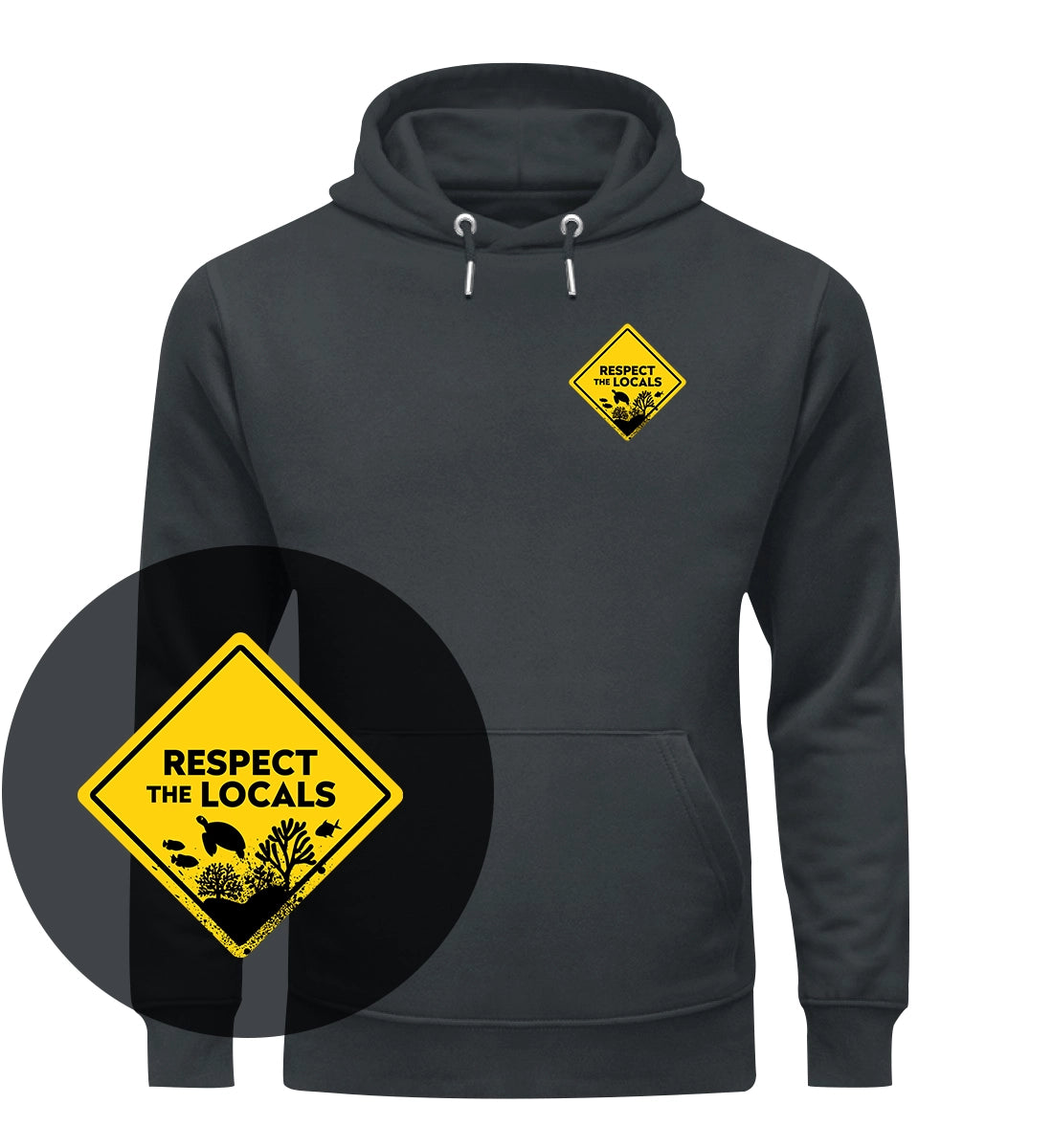Respect the Locals / marinelife - Bio Hoodie