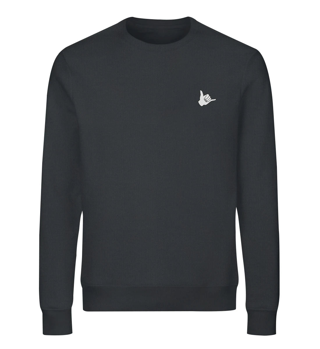 Shaka gestickt - Bio Sweater mit Stick