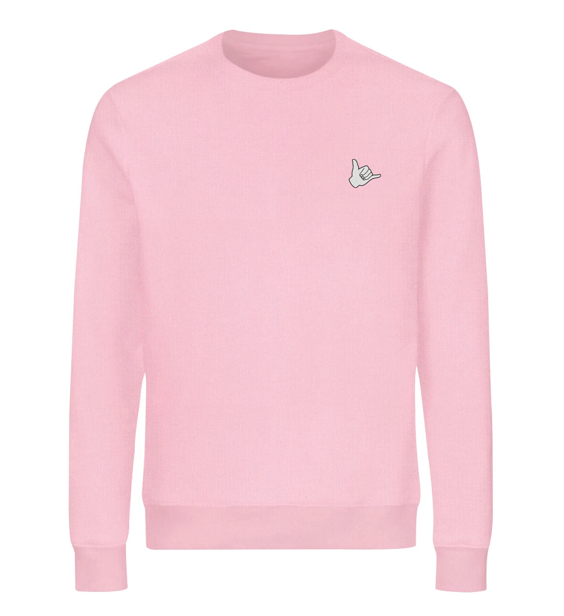 Shaka gestickt - Bio Sweater mit Stick